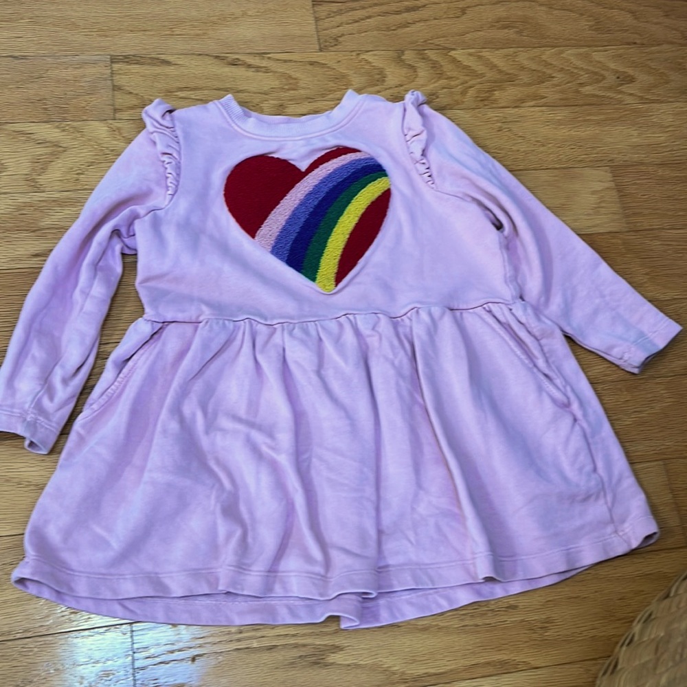 Pink heart dress